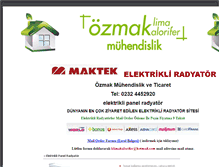 Tablet Screenshot of elektrikli-radyator.com